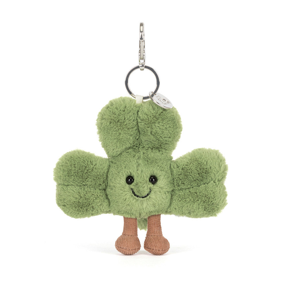 Amuseables Shamrock Bag Charm by Jellycat