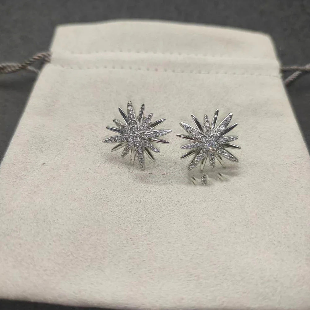 High Quality Fashion Classic 925 Silver Dy New Stud Earrings For Everyday Wear
