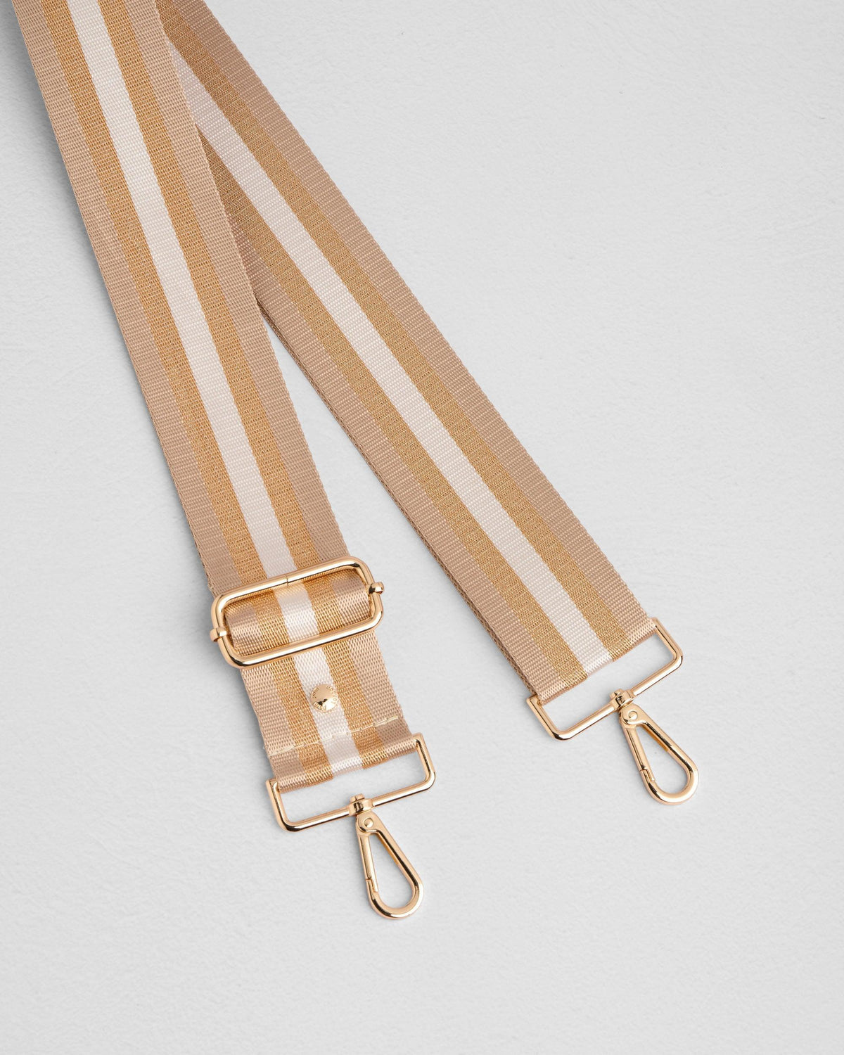 Strap Beige Metallic Stripe