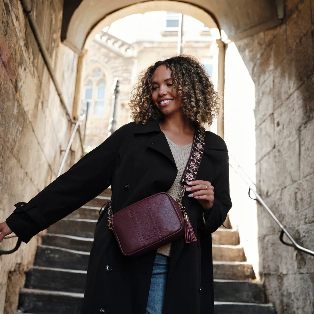Strap Burgundy Regal Weave