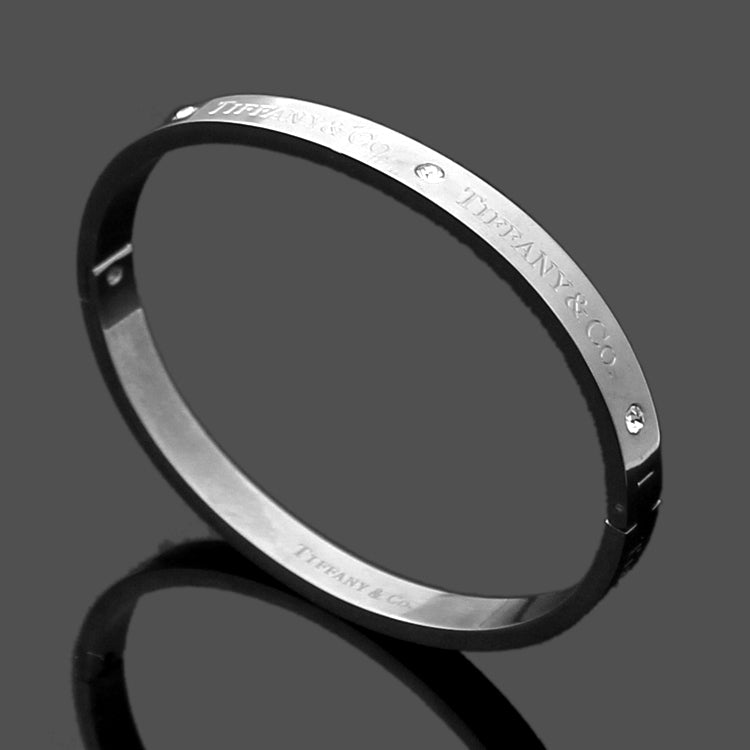 S315  Exquisite stainless steel diamond jewelry TB bracelet