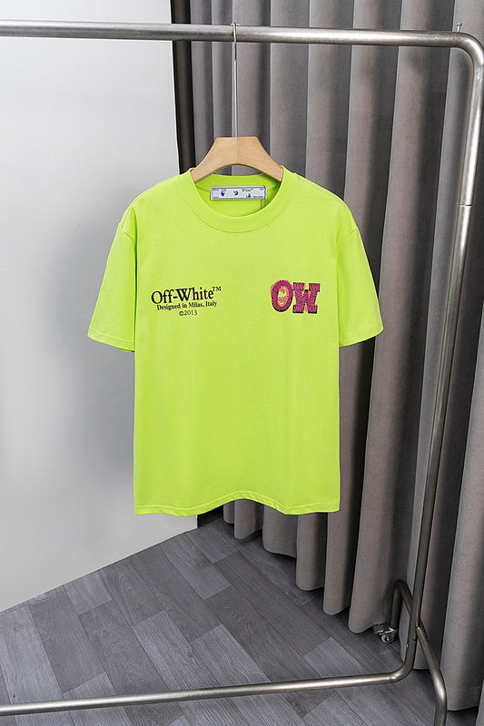 OFFC38   Men's and women's summer short-sleeved T-shirt Loose fit, normal ordering clothes