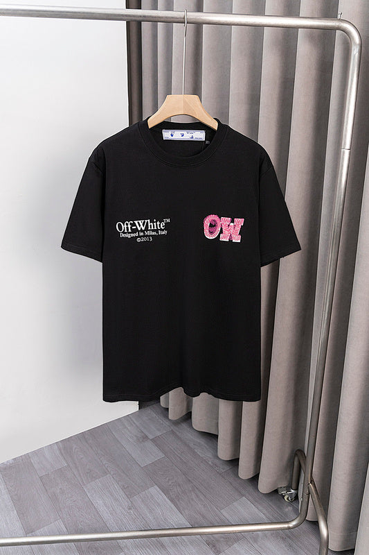 OFFC38   Men's and women's summer short-sleeved T-shirt Loose fit, normal ordering clothes
