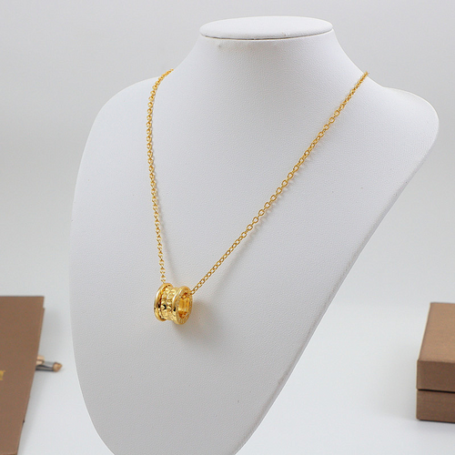 BVN42 Little Red Charity Rivet Necklace steel jewelry for men and women