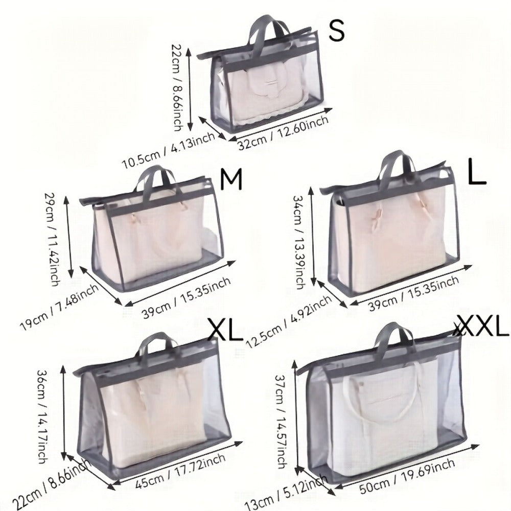 Travel Organizer Bag – 10 Pack, Transparent – Dust
