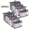 Travel Organizer Bag – 10 Pack, Transparent – Dust