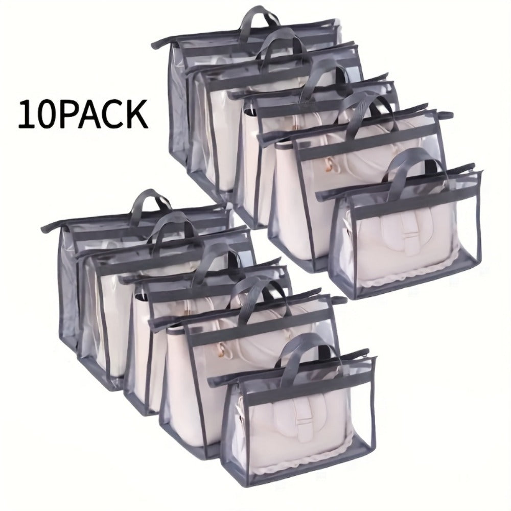 Travel Organizer Bag – 10 Pack, Transparent – Dust